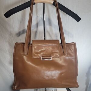 Cole Haan Leather Tote/Shoulder Bag - Tan‎